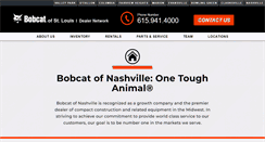 Desktop Screenshot of bobcatofnashville.com