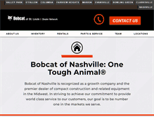 Tablet Screenshot of bobcatofnashville.com